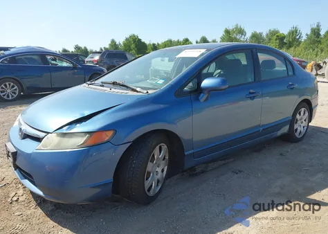 2008 Honda Civic Lx z USA, uszkodzony, nr VIN 2HGFA16588H533464
